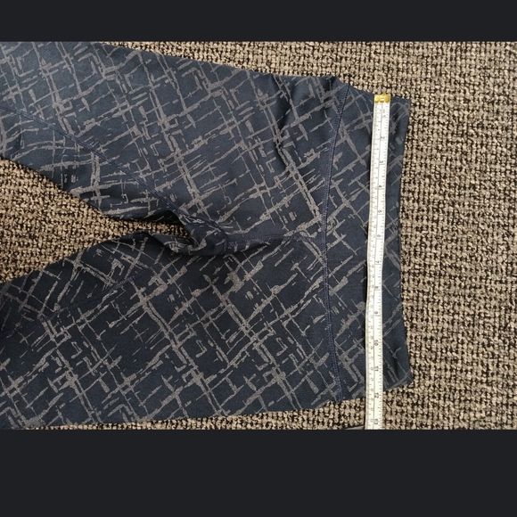 NWT asics navy blue reflective capris XS - Picture 6 of 6